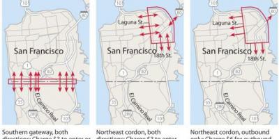 Mapa San Francisco dzwoni