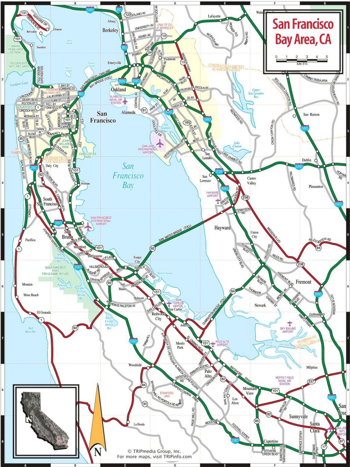 mapa San Francisco 