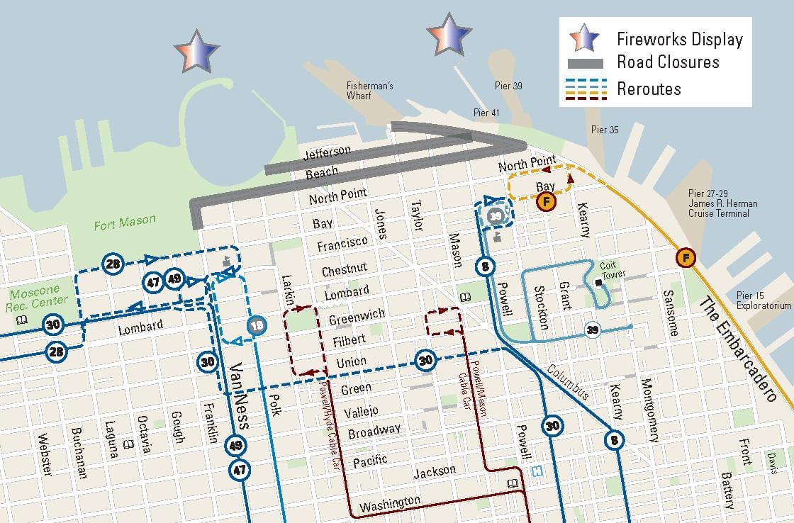 Mapa Muni 28 trasy