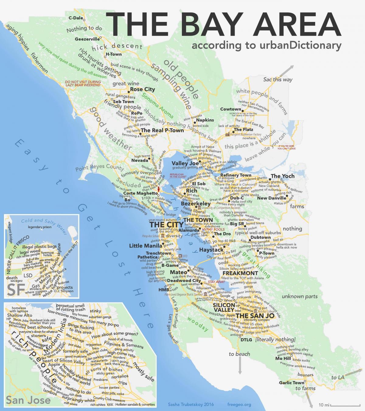 San Francisco, Ca mapa