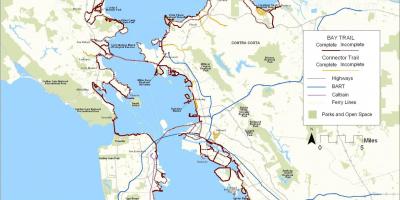 San Francisco Bay Trail mapa