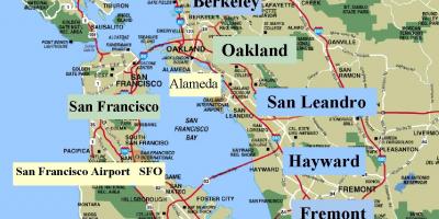 Mapa San Francisco, Ca