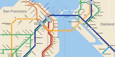 San Francisco mapa metra