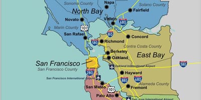 Mapa South San Francisco 