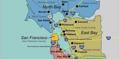 Mapa South San Francisco 
