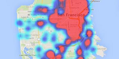Mapa San Francisco kal