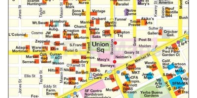 Mapa San Francisco muzea
