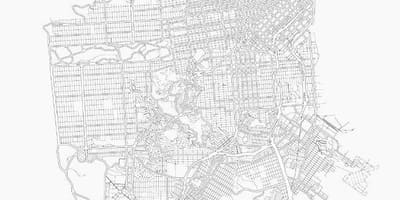 Wydrukować mapę San Francisco