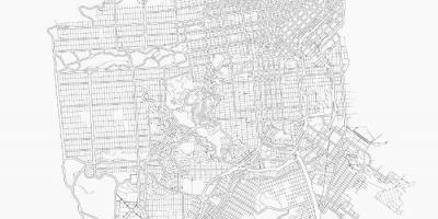 Wydrukować mapę San Francisco
