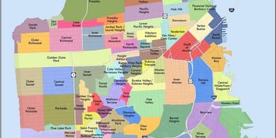 Mapa SF własność