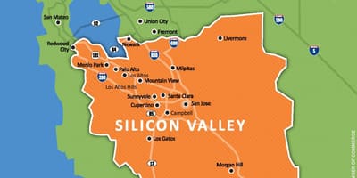 Silicon valley na mapie świata