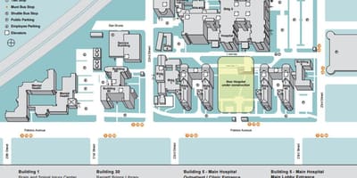 Mapa kampusu SFgh 