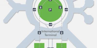 Mapa FZŚ lotnisko terminal 1